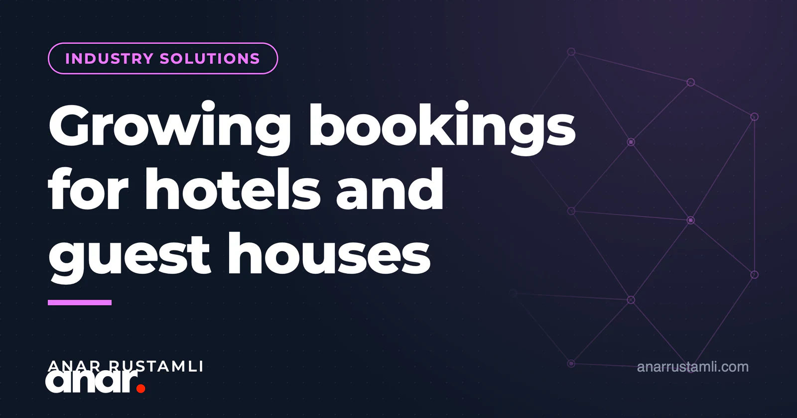 Otel və qonaq evi üçün rezervasiya artırmaq — Anar Rustamli