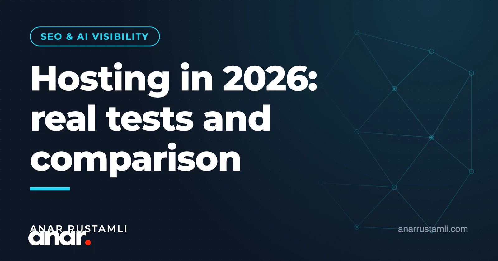 Hosting seçimi 2026: real test və müqayisə — Anar Rustamli