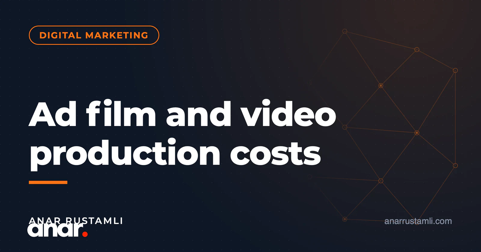 Reklam çarxı və video çəkiliş qiymətləri — Anar Rustamli